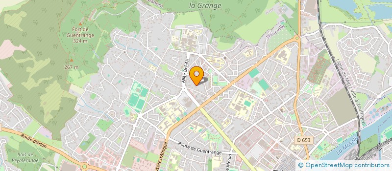 localisation de l'entreprise MADAME NOUHAILA TOUIRSI  THIONVILLE