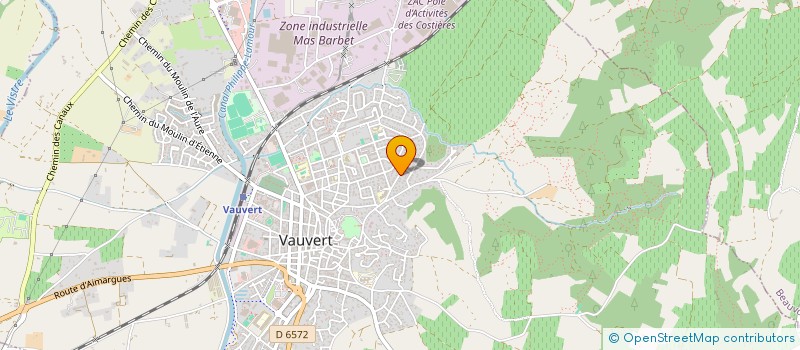 localisation de l'entreprise MADAME NOUHAYLA SLALI à VAUVERT