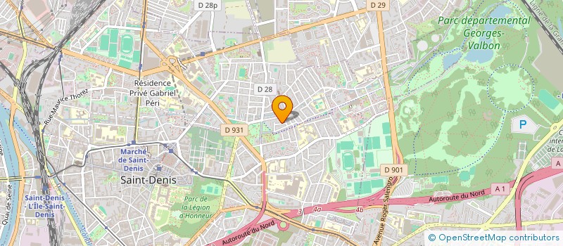 localisation de l'entreprise MADAME NOUHEILA BAT  SAINT-DENIS