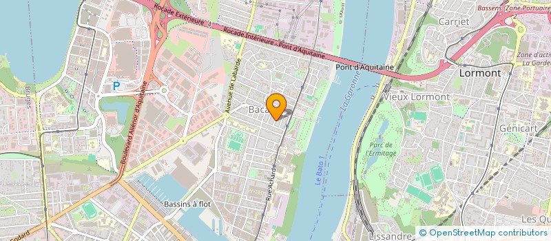 localisation de l'entreprise MADAME NOUHRA BOULSENNANE  BORDEAUX