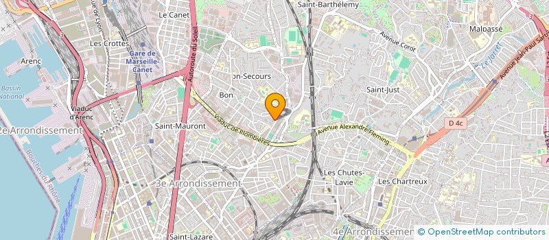 localisation de l'entreprise MADAME NOUJOUD SAHRAOUI à MARSEILLE