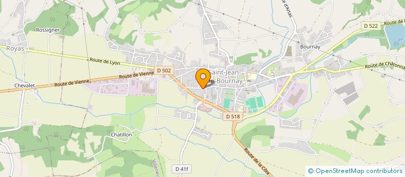 localisation de l'entreprise MADAME NOUMIDIA BALLACH  SAINT-JEAN-DE-BOURNAY