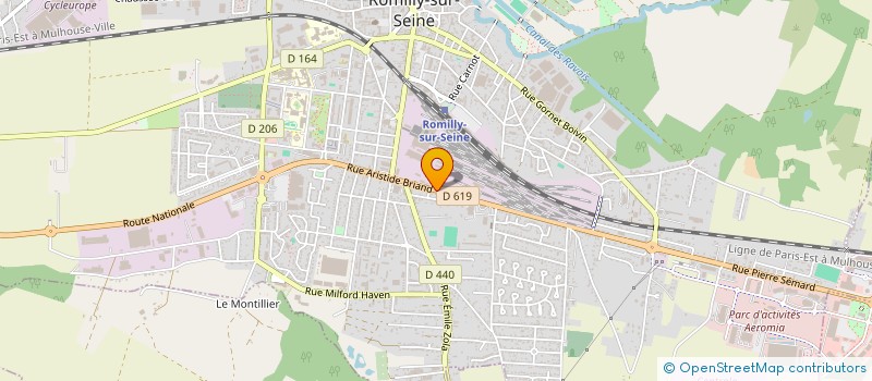 localisation de l'entreprise MADAME NOUMOU DIARRA  ROMILLY-SUR-SEINE