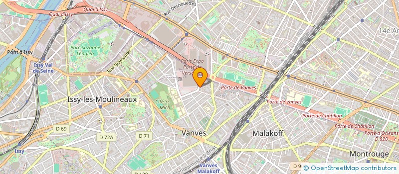 localisation de l'entreprise MADAME NOUNONDE AGBANGLO  VANVES