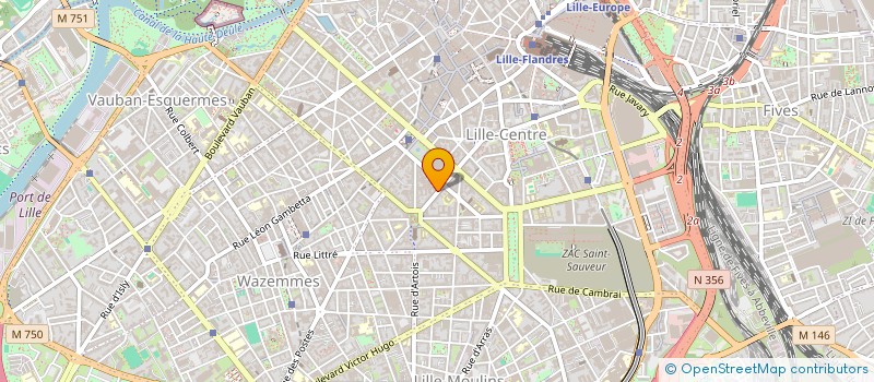 localisation de l'entreprise MADAME NOUR AL MOHAMMED à LILLE