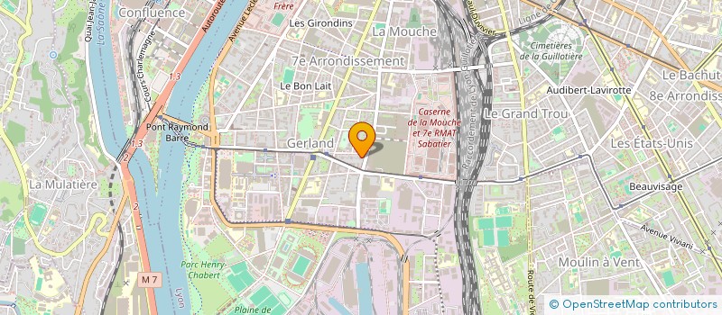 localisation de l'entreprise MADAME NOUR AMARI  LYON