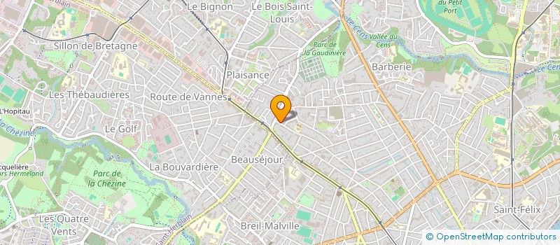 localisation de l'entreprise MADAME NOUR ATTIE à NANTES