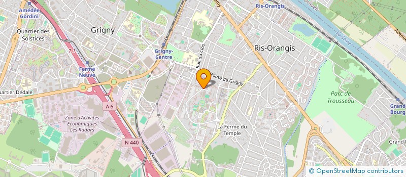 localisation de l'entreprise MADAME NOUR BRINISSE  RIS-ORANGIS