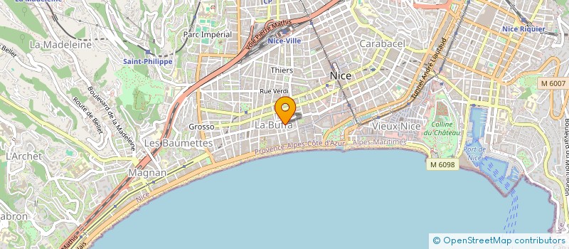 localisation de l'entreprise MADAME NOUR CHAMS MAGHRAOUI à NICE