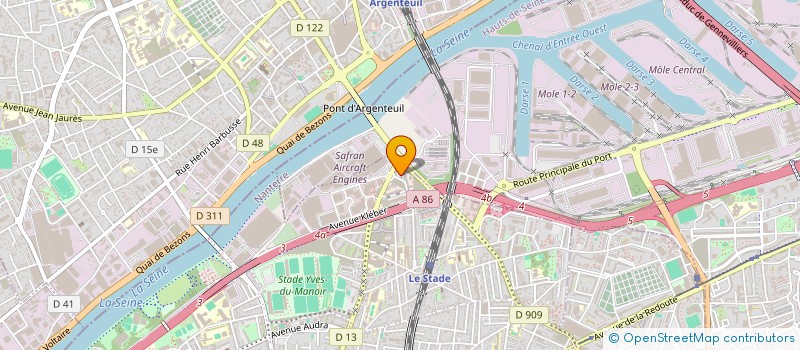 localisation de l'entreprise MADAME NOUR EL HOUDA BELHAOUANE  COLOMBES