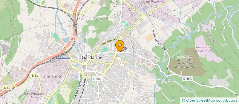localisation de l'entreprise MADAME NOUR EL HOUDA CHERIFI à GARDANNE