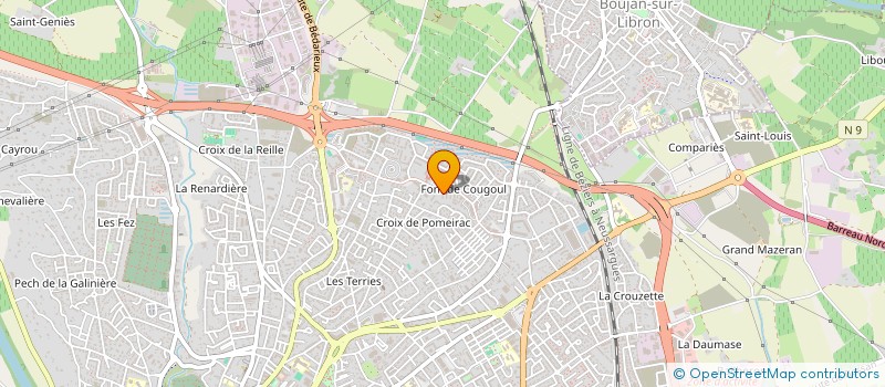 localisation de l'entreprise MADAME NOUR EL HOUDA JADIANI à BEZIERS