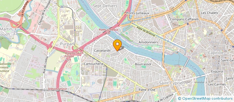 localisation de l'entreprise MADAME NOUR EL HOUDA KOMAISKI à TOULOUSE