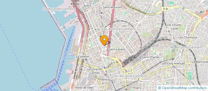 localisation de l'entreprise MADAME NOUR-EL-HOUDA LAKAOUR  MARSEILLE