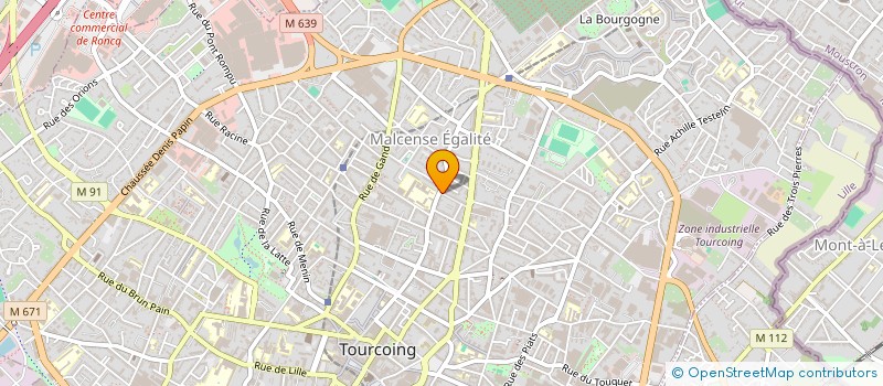 localisation de l'entreprise MADAME NOUR EL HOUDA MESSAOUDI CHIKHAOUI  TOURCOING