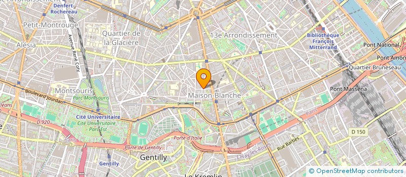 localisation de l'entreprise MADAME NOUR EL IMENE SADOK  PARIS