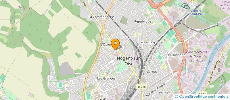 localisation de l'entreprise MADAME NOUR ET HODA BOUAROUA  NOGENT-SUR-OISE