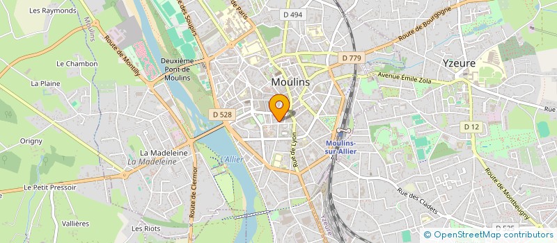 localisation de l'entreprise MADAME NOUR GHARBI à MOULINS