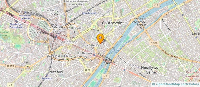 localisation de l'entreprise MADAME NOUR HADDAD à COURBEVOIE