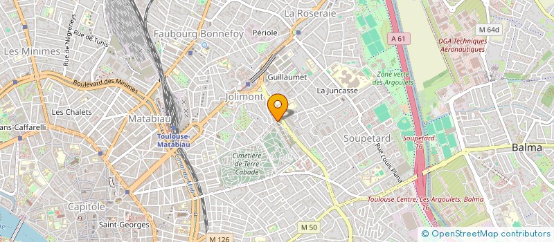 localisation de l'entreprise MADAME NOUR IMEN DJEMMAL à TOULOUSE