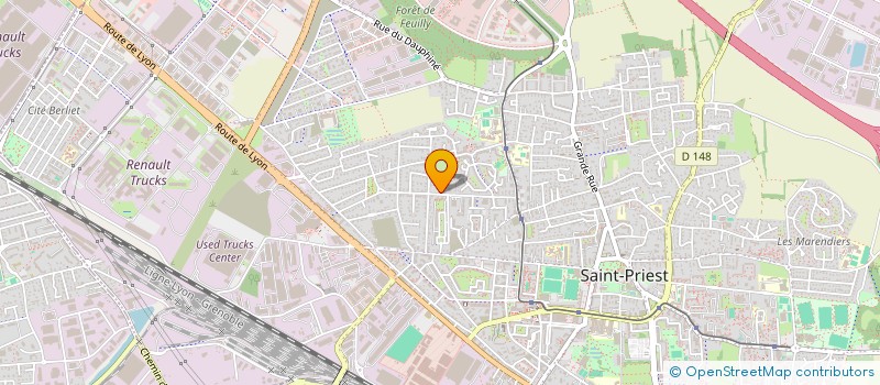 localisation de l'entreprise MADAME NOUR KHOUJA  SAINT-PRIEST