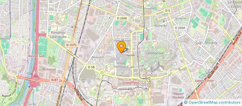 localisation de l'entreprise MADAME NOUR MARIR à GRENOBLE