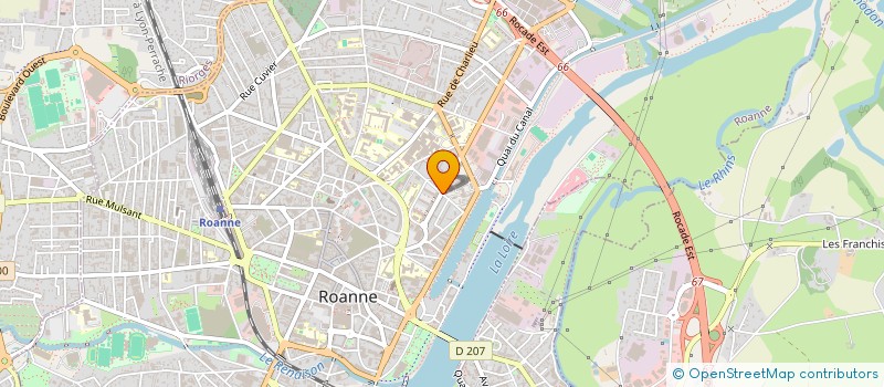 localisation de l'entreprise MADAME NOUR MLAOUAH  ROANNE