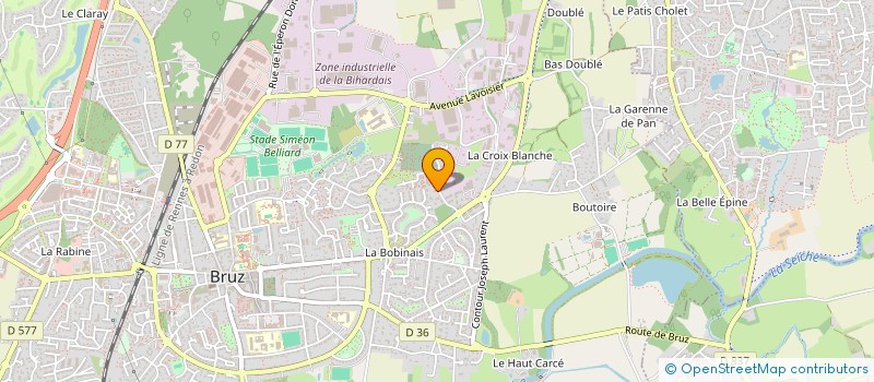 localisation de l'entreprise MADAME NOUR MOKRANI  BRUZ