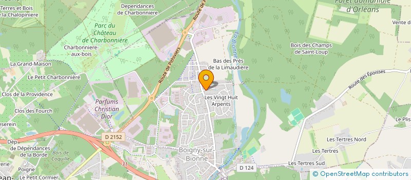 localisation de l'entreprise MADAME NOUR OULAD EL HADJ  BOIGNY-SUR-BIONNE