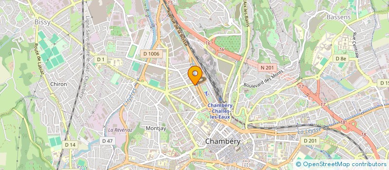 localisation de l'entreprise MADAME NOUR REZAGUI  CHAMBERY