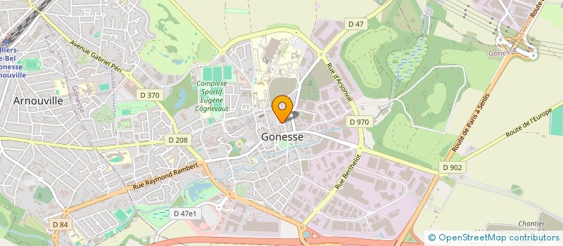 localisation de l'entreprise MADAME NOUR TAHER  GONESSE