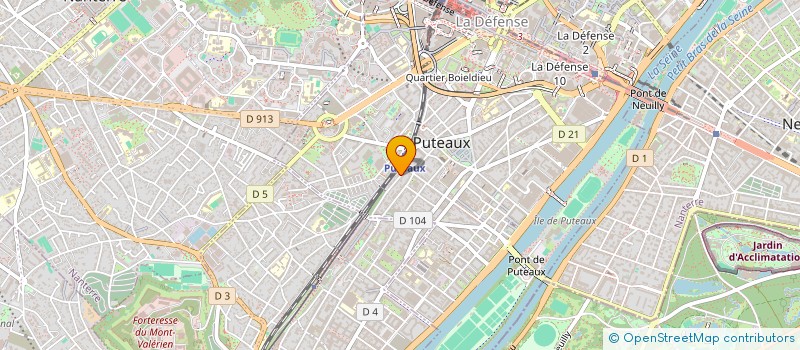 localisation de l'entreprise MADAME NOUR YAHFOUFI  PUTEAUX