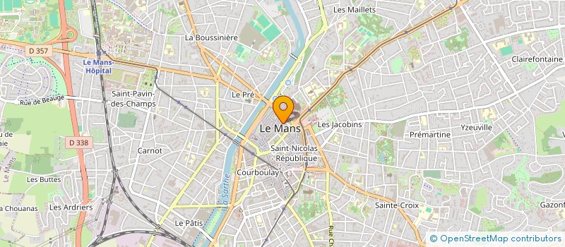 localisation de l'entreprise MADAME NOUR ZARROUK à LE MANS