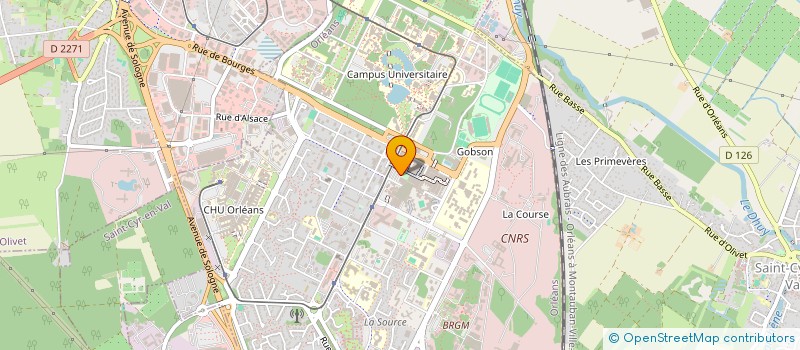 localisation de l'entreprise MADAME NOURA ACHI  ORLEANS