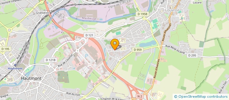 localisation de l'entreprise MADAME NOURA ATMANE  LOUVROIL