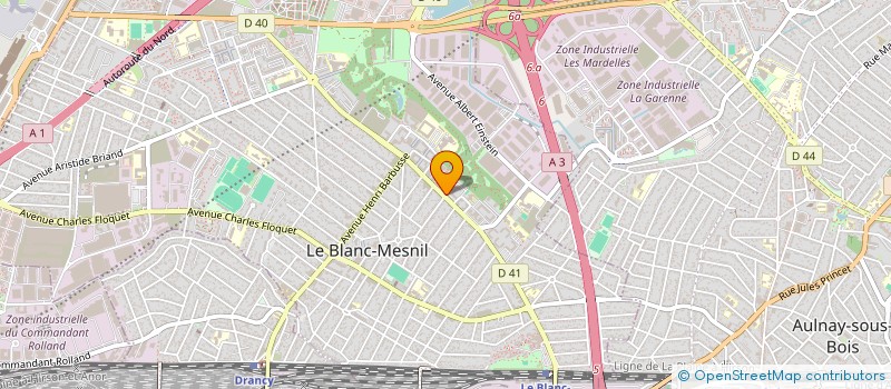localisation de l'entreprise MADAME NOURA BORDJIHANE à LE BLANC-MESNIL