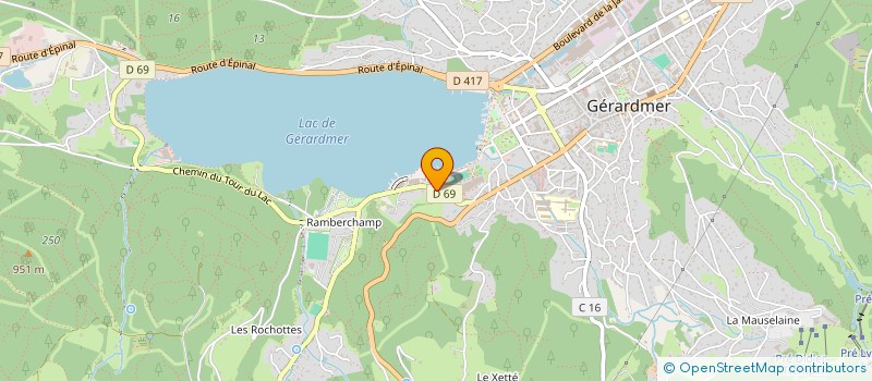 localisation de l'entreprise MADAME NOURA BRAHIM  GERARDMER