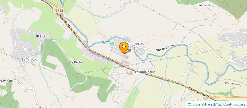 localisation de l'entreprise MADAME NOURA DAOU  CAUCALIERES