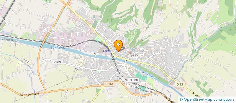 localisation de l'entreprise MADAME NOURA DJATIT  CREST