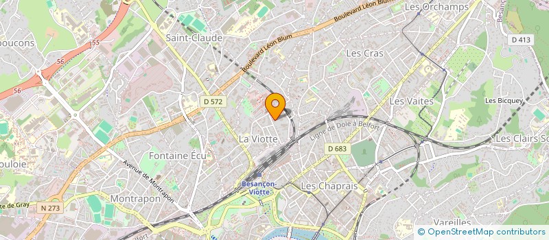 localisation de l'entreprise MADAME NOURA EL HASSNAOUI à BESANCON