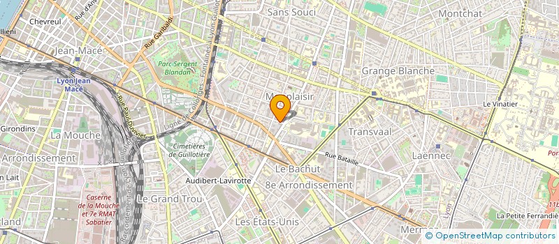 localisation de l'entreprise MADAME NOURA FERHI  LYON