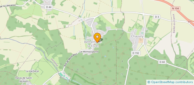 localisation de l'entreprise MADAME NOURA HAMDI à BETHEMONT-LA-FORET