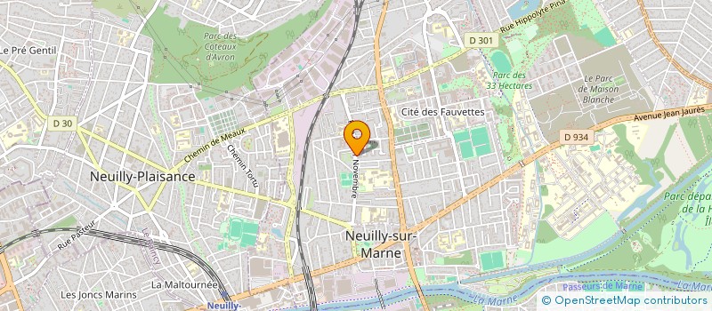 localisation de l'entreprise MADAME NOURA JOUILI à NEUILLY-SUR-MARNE