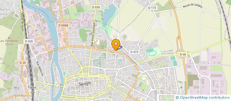 localisation de l'entreprise MADAME NOURA KARIMI à SENS