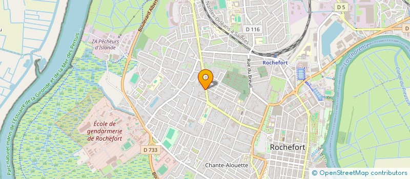 localisation de l'entreprise MADAME NOURA LAAKISSI REIN  ROCHEFORT