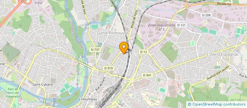 localisation de l'entreprise MADAME NOURA MALOUD MOHAMED  GOND-PONTOUVRE