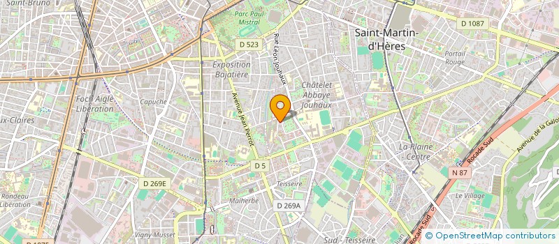 localisation de l'entreprise MADAME NOURA MESSAADI à GRENOBLE