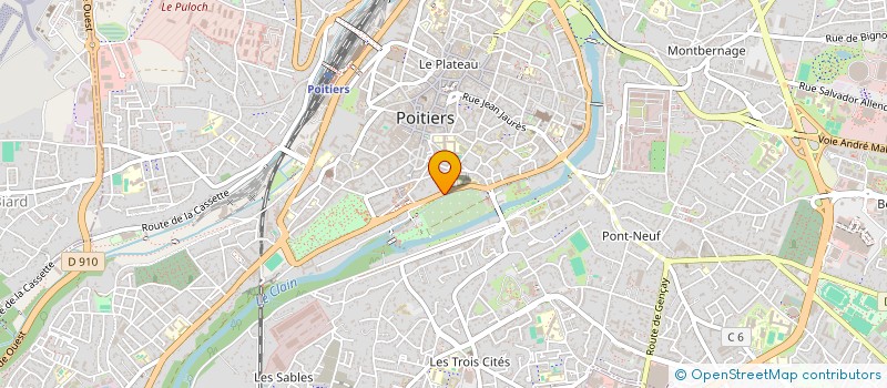 localisation de l'entreprise MADAME NOURA STOURY à POITIERS
