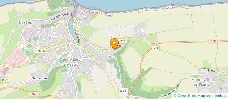 localisation de l'entreprise MADAME NOURA TISSEGOUINE  SAINT-VALERY-EN-CAUX