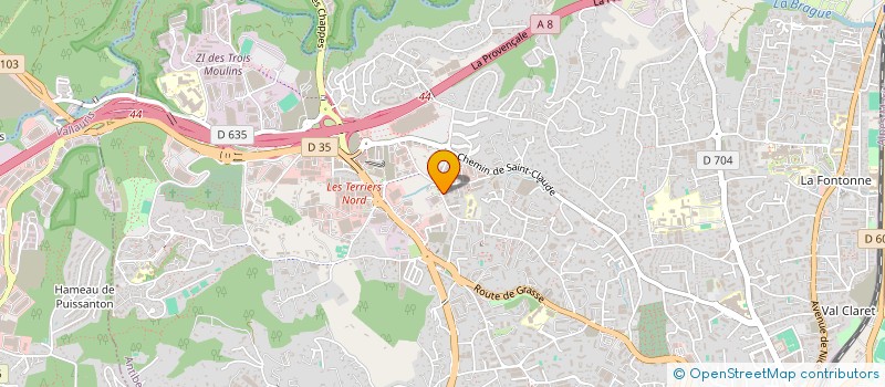 localisation de l'entreprise MADAME NOURA TRAYA  ANTIBES